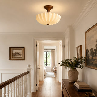 Nerida Scalloped Flush Mount