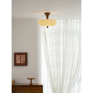 Nerida Scalloped Semi-Flush Mount