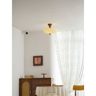 Nerida Scalloped Semi-Flush Mount