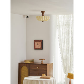 Nerida Scalloped Semi-Flush Mount