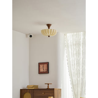 Nerida Scalloped Semi-Flush Mount