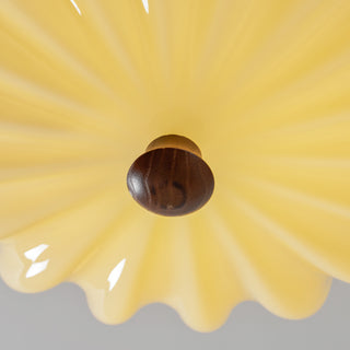 Nerida Scalloped Semi-Flush Mount