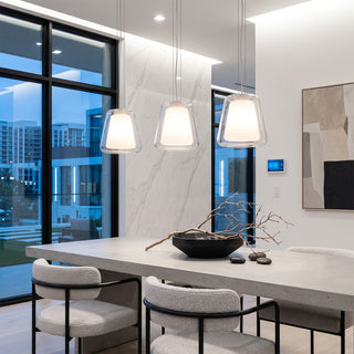 Nestuly Dual Glass Pendant Lamp