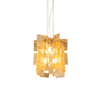 Nexus Layered Ice Glass Pendant Lamp