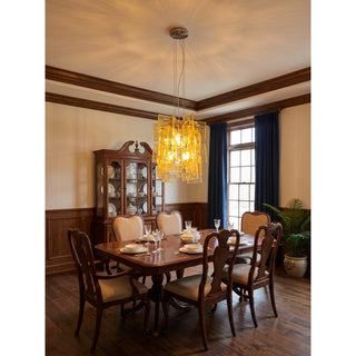 Nexus Layered Ice Glass Pendant Lamp