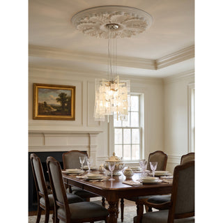 Nexus Layered Ice Glass Pendant Lamp
