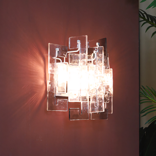 Nexus Layered Ice Glass Sconce