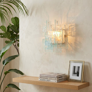 Nexus Layered Ice Glass Sconce