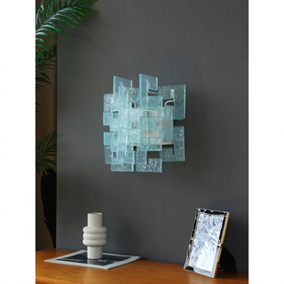 Nexus Layered Ice Glass Sconce