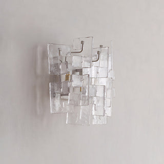 Nexus Layered Ice Glass Sconce