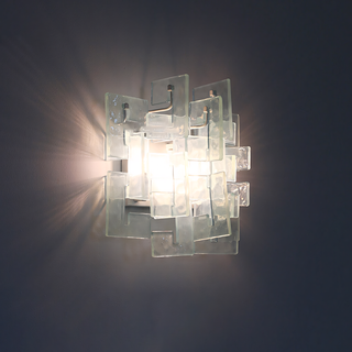 Nexus Layered Ice Glass Sconce