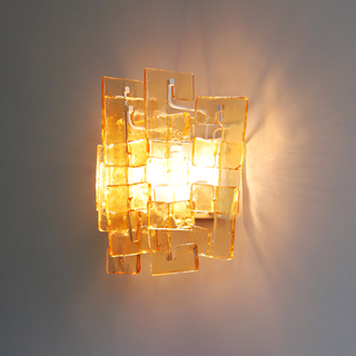 Nexus Layered Ice Glass Sconce