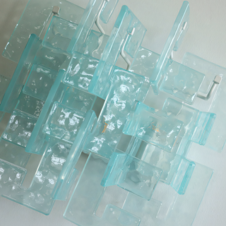 Nexus Layered Ice Glass Sconce