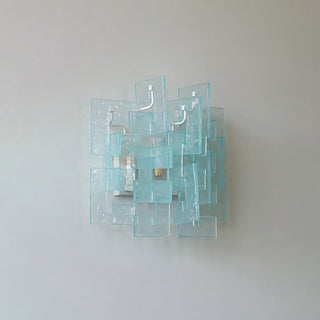 Nexus Layered Ice Glass Sconce
