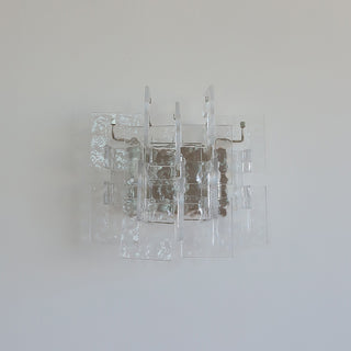Nexus Layered Ice Glass Sconce