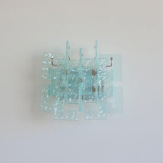 Nexus Layered Ice Glass Sconce