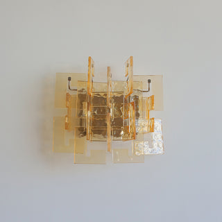 Nexus Layered Ice Glass Sconce