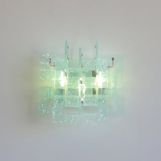 Nexus Layered Ice Glass Sconce