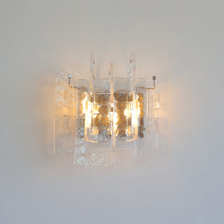 Nexus Layered Ice Glass Sconce