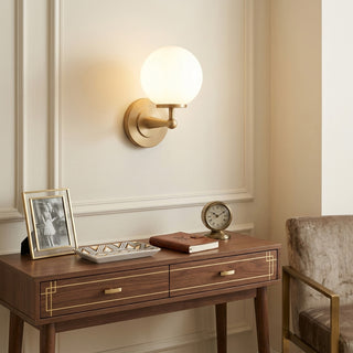 Nivara Pedestal Globe Sconce
