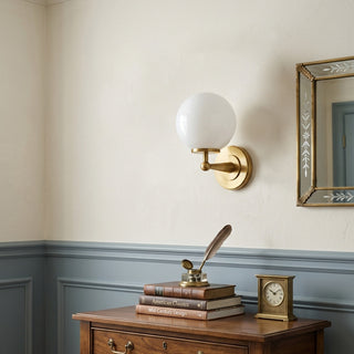 Nivara Pedestal Globe Sconce
