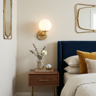 Nivara Pedestal Globe Sconce