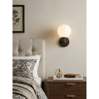 Nivara Pedestal Globe Sconce