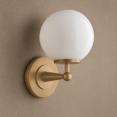 Brass & White