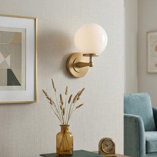 Nivara Pedestal Globe Sconce