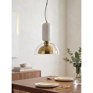 Nocturne Glass Dome Pendant Light