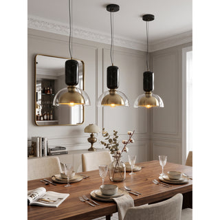 Nocturne Glass Dome Pendant Light