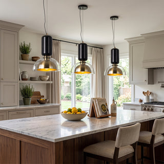 Nocturne Glass Dome Pendant Light