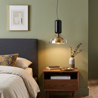 Nocturne Glass Dome Pendant Light