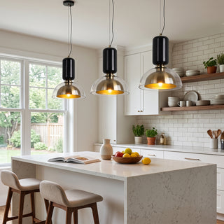 Nocturne Glass Dome Pendant Light