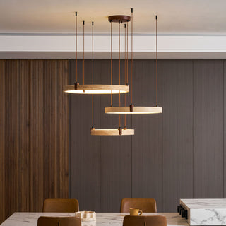Nogy Travertine Ring Chandelier