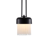 Noir Fringe Glass Pendant Lamp