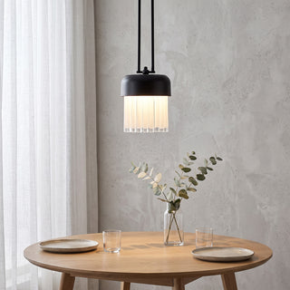 Noir Fringe Glass Pendant Lamp