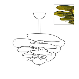 Nympha Tiered Glass Chandelier