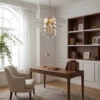 Nympha Tiered Glass Chandelier