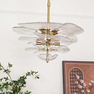 Nympha Tiered Glass Chandelier