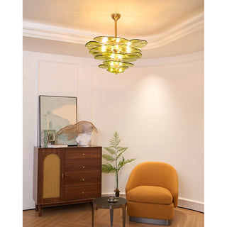 Nympha Tiered Glass Chandelier