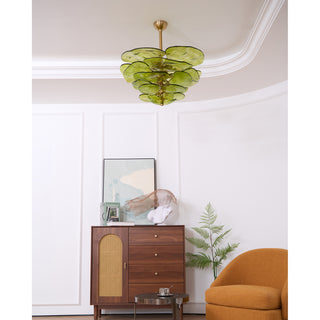 Nympha Tiered Glass Chandelier