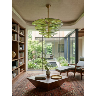 Nympha Tiered Glass Chandelier