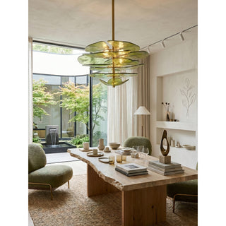 Nympha Tiered Glass Chandelier