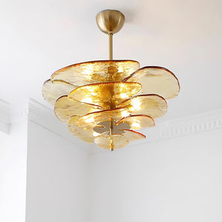 Nympha Tiered Glass Chandelier