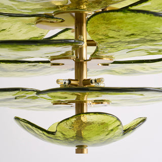Nympha Tiered Glass Chandelier
