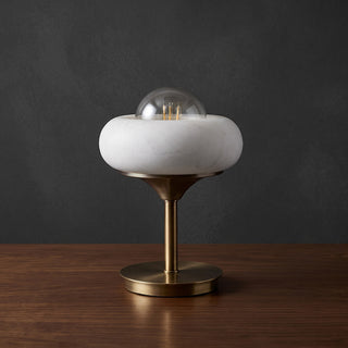 Nyros Alabaster Halo Table Lamp – detail 11