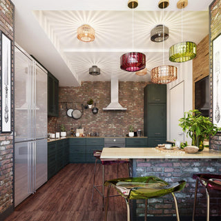 Nyssa Jewel Glass Pendant Lamp – detail 12