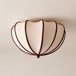 Odette Scalloped Flush Mount Ceiling Light