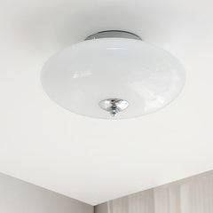 Chrome & verre blanc